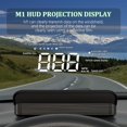thumbnail image 2 of M1 White Windshield Projection Heads Up Display, Digital GPS Speedometer with Speed, Travel Direction Function, and Overspeed Alarm, Fatigue Driving Alarm， Suitable for All Vehicles, 2 of 8