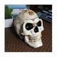 thumbnail image 2 of Halloween Skull Head,Skull Ashtray Plant Pot Resin Human Skull Decor Gift Ornament for Party Halloween Bar Home Scary Decoration, 2 of 5