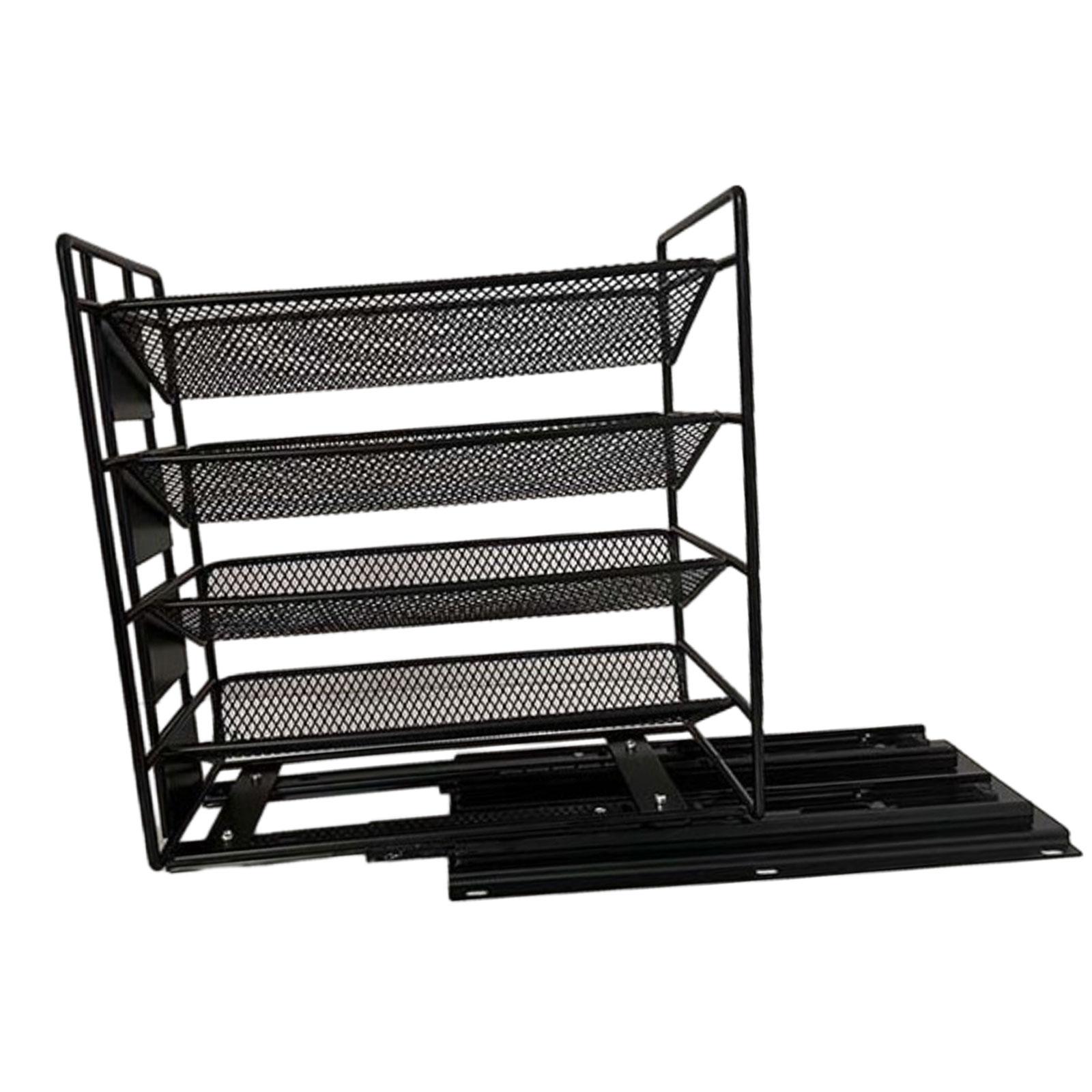 Estante De Especias Extra ble Estante Deslizante Para Condimentos 