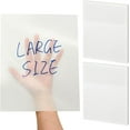 TRAHOO100 Sheets 8.5 x 11 Inch Transparent Sticky Notes, Extra Large