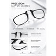 thumbnail image 4 of 2 Pack Rimless Reading Glasses for Men Women Rectangle Lightweight Frame Readers Office Use, 4 of 7