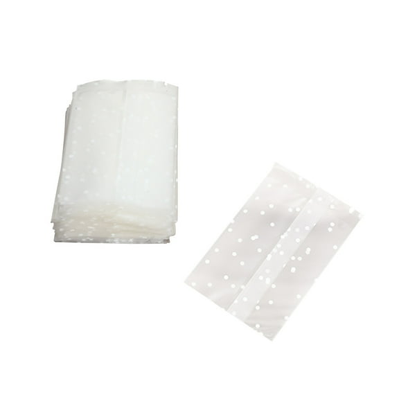 Toyvian Food Packing Bag Premium Plastic Ideal for Candies Cookies 100Pcs