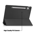 thumbnail image 3 of FIEWESEY Cover for Lenovo Tab P12 12.7 inch 2023 Tablet Case TB370FU with Pen Holder, Slim Folio Case Protective Hard Shell Lightweight Stand Smart Cover for 12.7 inch Lenovo Tab P12 2023 - Black, 3 of 4