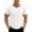 a-130White29, variant on FINALGANG Mens Scoop Neck Short Sleeve Tee Soft Stretchy Relaxed Fit Plain Solid Color Everyday Basic Casual Top Versatile TShirts Blue M