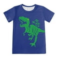 thumbnail image 3 of Hiijoy Pajama Set for Boys Dinosaur Print Short Sleeve T-Shirt Shorts Homewear, Sizes 4-5T, 3 of 4