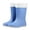 Sky Blue, variant on Xfvqtps Womens Mid Calf Rain Boots with Detachable Plush Lined Waterproof Slip Resistant Solid Color Thick Sole Casual Outdoor Garden Work Boots