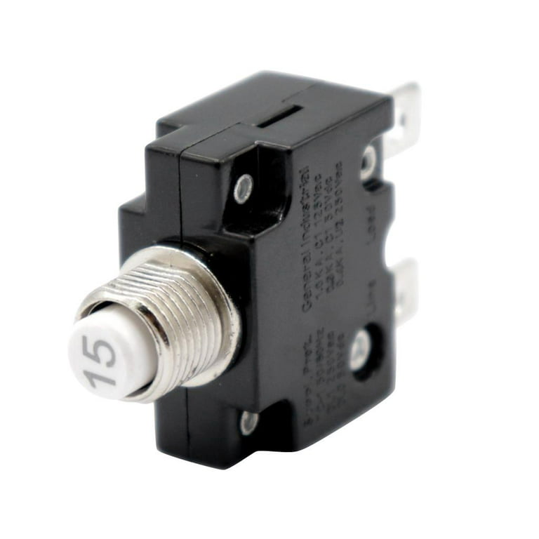 TRP® 250VAC/50VDC/ 20-Amps, SAE Type-3 Manual Reset, Snap-In Circuit - Foto 6