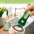 thumbnail image 3 of Clearance! 5 in 1 Cup Lid Cleaning Brush Multifunctional Cleaning Brush Portable Cup Lid Cleaner with Brush Home Kitchen Cleaning Tools （2Pcs） 2* Cleaning Brush Clearance Sale, 3 of 8