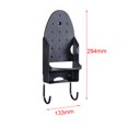 thumbnail image 4 of 1pcs Wall Mount Iron Board Hook Holder Storage White/Black Organizer Rack Hanging Board Holder, 4 of 4