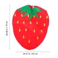 thumbnail image 4 of Disfraz infantil de frutas y verduras, ideal para fiestas infantiles, Halloween, cosplay y Navidad (fresa)., 4 of 6