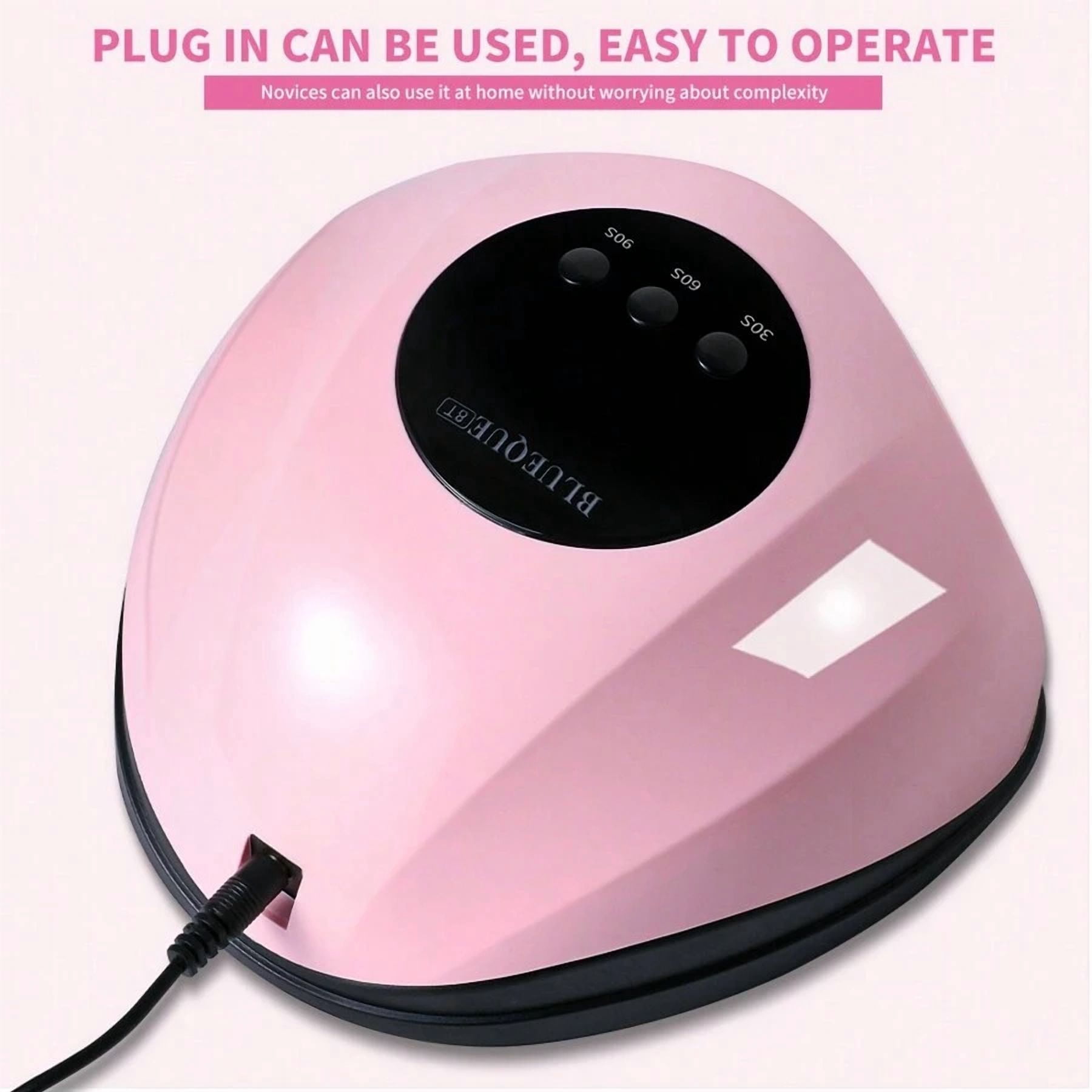 UV LED Nail Lamp, Faster Nail Dryer For Gel Polish ,Professional Gel UV Light For Nails With 3 Timers & Auto Sensor, Gel Polish Light Nail Curing Lamp With LCD Screen For Salon And Home