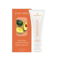 Eva Avo Curly Leave-In Cream, Detangling & Hydrating, 6 fl oz