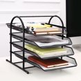 thumbnail image 3 of Lishi Pallet File Manager - Wall Mounted Document Tray, Office and Home Storage Shelf (Black), 3 of 5