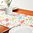 thumbnail image 6 of Coolnut Easter Eggs Pattern Table Runner - 18x72 Inch Soft Fabric Table Runner, Heat-Resistant for Kitchen, Dining, Holiday House Decor, 6 of 7