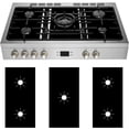 thumbnail image 2 of 3Pcs，Gas Cooking Plate Teflon Protection, Reusable，0.3mm，Black, 2 of 5
