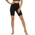 thumbnail image 2 of Stelle Women’s 8” High Waisted Yoga Shorts with Two Side Pockets, 2 of 5