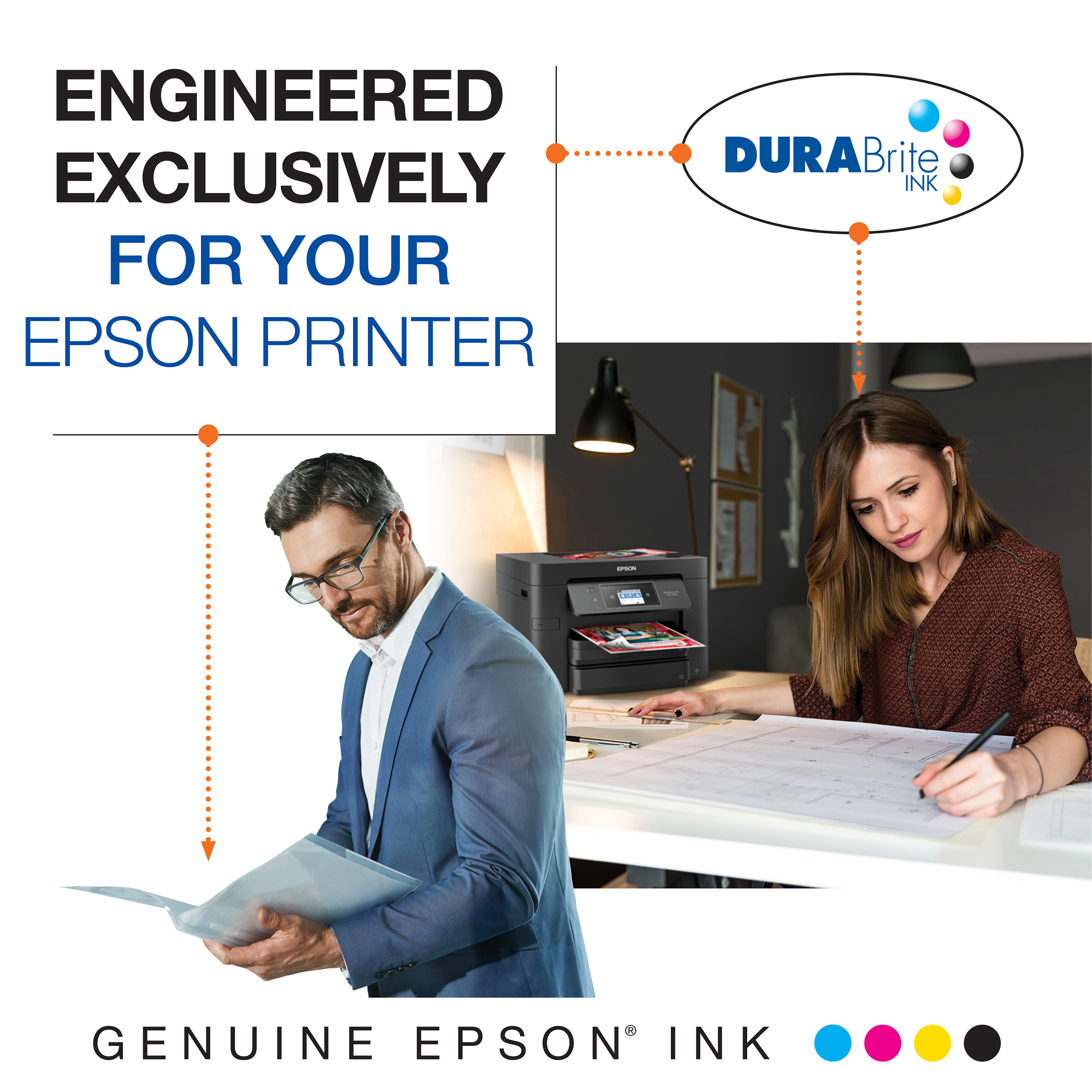 EPSON 702 DURABrite Ultra Ink High Capacity Black & Standard Color Cartridge Combo Pack (T702XL-BCS) Works with WorkForce Pro WF-3720, WF-3730, WF-3733 - image 5 of 5