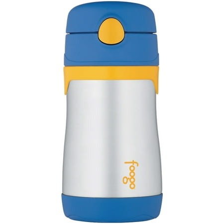 Thermos BS535BL003 10-ounce Stainless Steel Foogo Leak-proof Straw (Best Thermos For Baby Milk)