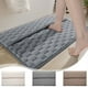 thumbnail image 1 of alfombra de baño alfombra de baño antideslizante | Espuma suave y gruesa para frotar el pie y comodidad de envoltura completa | Alfombrilla lavable a máquina absorbente de agua | 16x24in para baño, 1 of 9