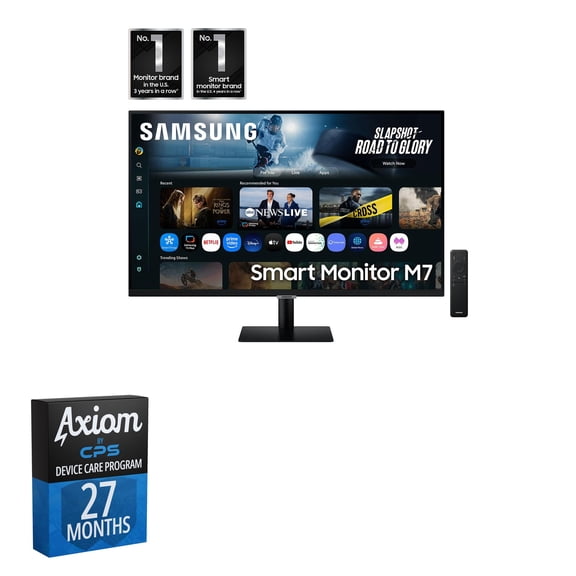 Samsung 32-in Smart Monitor M7 M70F 4K - LS32FM702UNXZA 27-Month Axiom Care