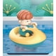 thumbnail image 4 of Baby bath water toy - 4PCS Fishing Bath Toy Set, Glowing Animal Ball Tub Toy No Hole Light Up Bathtub Toy Luminous Animal Floating Toy Tub Fishing Game Bath Toy (1 cute rabbit+1 dinosaur+1 whale), 4 of 5