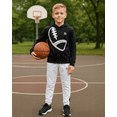 thumbnail image 6 of RBX Boys Tracksuit Set - 4 Piece Hoodie Sweatshirt and Tricot Pants Boys Athletic Outfit Sets (8-12), 6 of 7