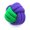 Purple, variant on Puppy Dog Rope Knot Ball Toy - yellow
