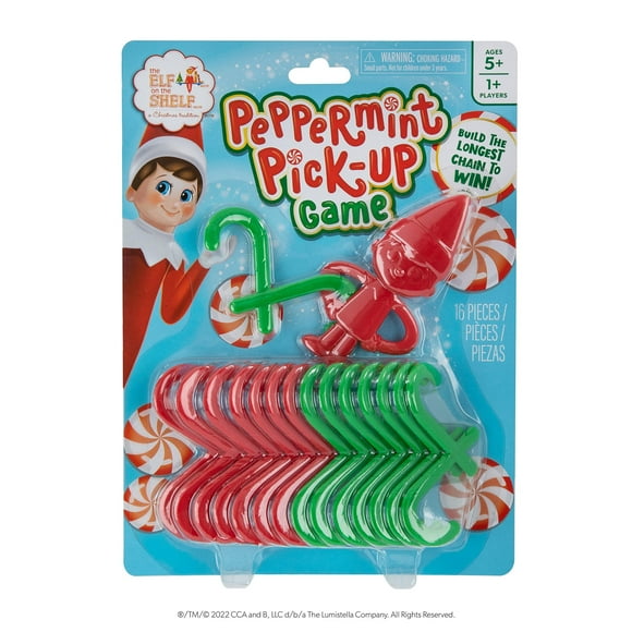 The Elf on the Shelf Peppermint Pick-Up Game - Fun Candy Cane Hooking Game for Kids - Exciting Holiday Activity