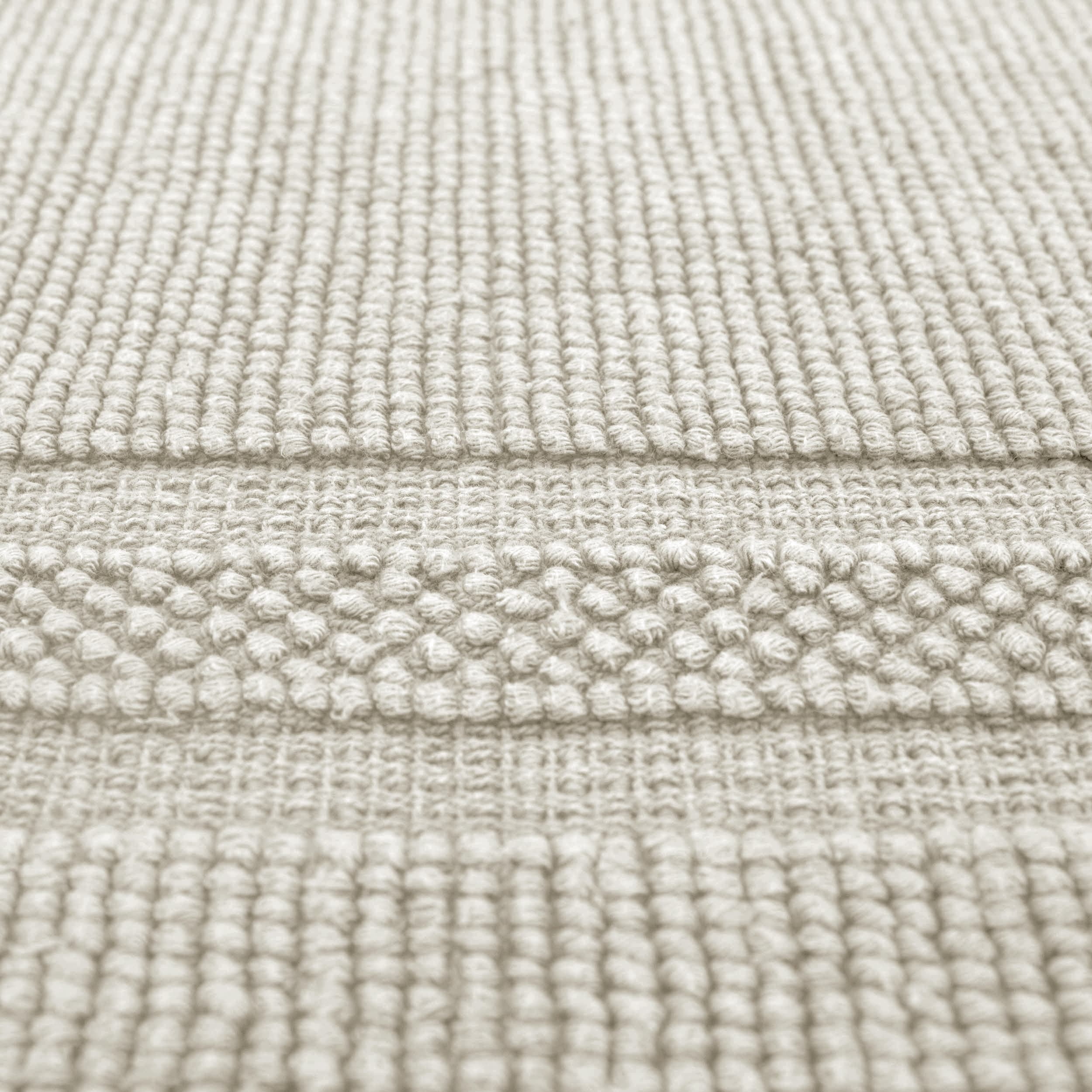 Jean Pierre Contemporary Geometric Gray Cotton Bath Rug, 1.5' x 2'