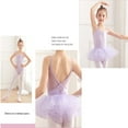 thumbnail image 3 of Emy Dola Little Girls Classic Camisole Leotards with Removable Tutu Skirt Toddler Hollow Back Gymnastic Ballerina Tutu Dress 3-9 Years, 3 of 5