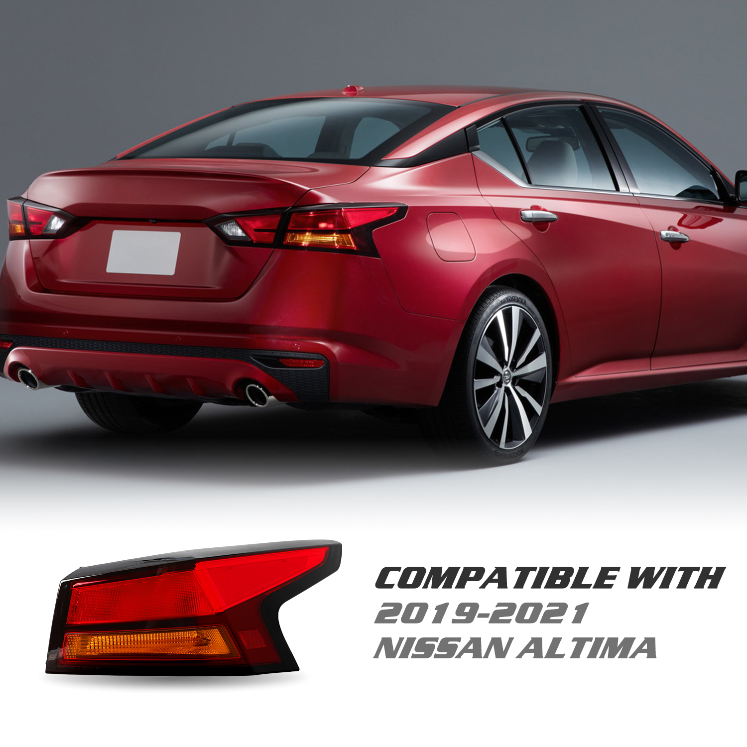 For 2019-2022 Nissan Altima Factory Outer Passenger Side Tail Light Brake Lamp