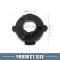 thumbnail image 4 of H7 Low Beam Car LED Headlight Lamp Bulb Base Holder Adapter Socket Retainer para Hyundai Elantra 2011-2017 Negro 1 par, 4 of 7