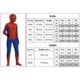 thumbnail image 2 of Spider Costume,Superhero Classic Cosplay Costume, Fun Spiderlike Cosplay Bodysuit,Halloweeen Costume, Red, 160, 2 of 5