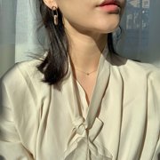 Stunning Cubic Hoops Dangle Earrings