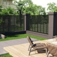 thumbnail image 3 of vidaXL Louver Fence Decor Outdoor Garden Patio Privacy Screen Fence Panel WPC, 3 of 6