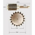 thumbnail image 4 of Nano Thermal Ceramic & Ionic Large 2 inch Barrel Round Hair Brush with Boar Bristle for Hair Drying, Styling, Curling, and Shine, Gold brush for women hair ( 1.8 inch), 4 of 10