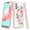 Pink Flower, variant on Samsung Galaxy A72 5G Case, Rosebono Graphic Design Shockproof Impact Resistant Protective Full-Body Rugged Clear Hybrid Bumper Case for Samsung Galaxy A72 5G (Pink Shell)
