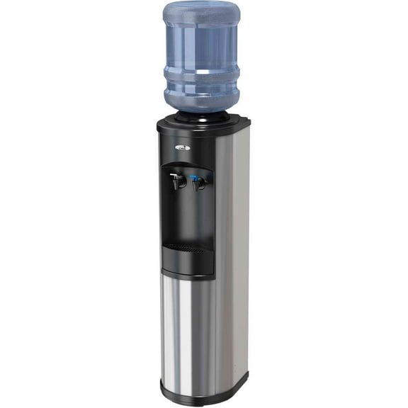 Cold, Room Temperature Bottled Water Dispenser - Silver BTSA1SK