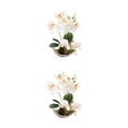 thumbnail image 1 of Monstrate Faux Orchid Artificial Flower Garden Decor Decoraciones de cocina Calcomanía para el hogar Type2 NO2, 1 of 6