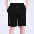 thumbnail image 2 of VBTAPA Men's Athletic Shorts Quick Dry Lightweight Gym Workout Shorts Breathable Ice Silk Lounge Sweat Shorts with Pockets Black L, 2 of 8