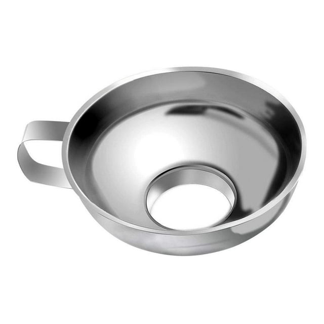 Embudo De Conservas De Boca Ancha De Acero Inoxidable Con Mango, Herramientas De Cocina Duraderas Para Mermelada, Azúcar, Harina Y Arroz