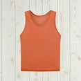 thumbnail image 2 of Taqqpue Girls Tank Tops Soft Cotton Crewneck Sleeveless Athletic Undershirt Lightweight Hem Loose Fit Cute Summer Top Dancewear Solid Wide Strap Comfortable Racerback Tank 5-15 Years, 2 of 3