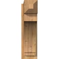 thumbnail image 2 of Ekena Millwork 8"W x 24"D x 28"H Imperial Rough Sawn Craftsman Outlooker, Western Red Cedar, 2 of 4