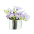 thumbnail image 4 of Miniature Flowerpot Plant Miniature Model for 1:12 Scale Miniature Dollhouse light purple flower, 4 of 8
