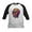 Black/White, variant on CafePress - Vibrant Psychedelic Skull Kids Baseball T Shirt - Kids Cotton Baseball Jersey, 3/4 Sleeve Shirt