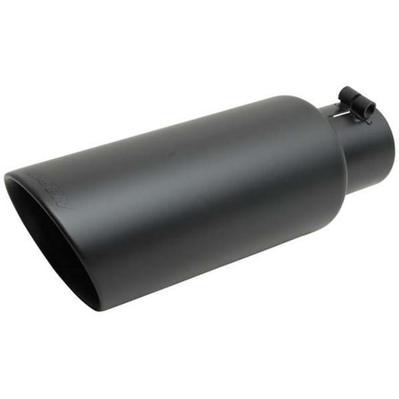 Gibson 500433-B Black Ceramic Double Walled Angle Exhaust Tip