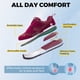 thumbnail image 5 of FitVille Zapatos para caminar de pie ancho para mujer, zapatos deportivos ajustables, fáciles de poner y quitar para pies anchos, zapatillas ligeras, 5 of 5