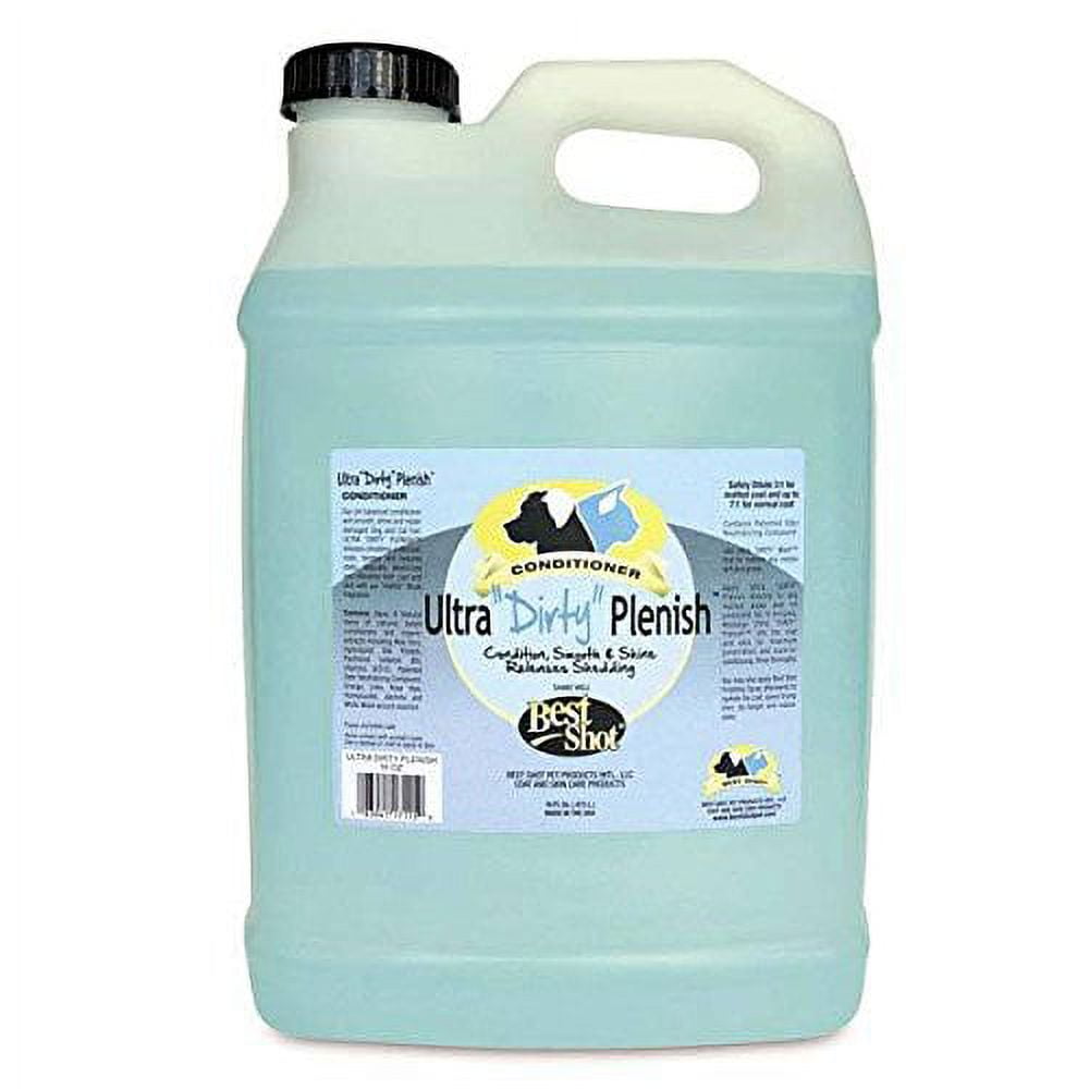 Dog Conditioner Ultra Dirty Plenish Professional Grooming Strength 2.5 Gallon