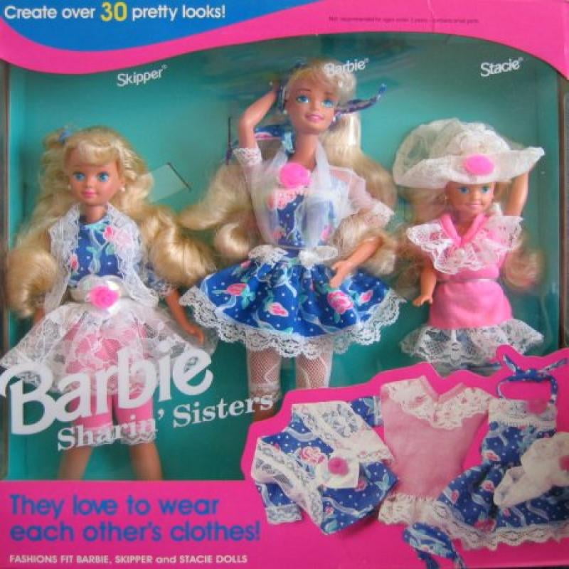 Barbie 1991 Sharin' Sisters Fabriqué en Malasie Barbie 1991 Sharin' Sisters Fabriqué en Malasie