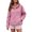 Pink, variant on Water Reactive Cheetah Rain Jacket Women Zip Up Hooded Wind Breaker Jacket Light Weight Fashion Clothing